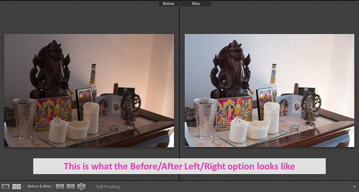 a screenshot of adjusting the white balance of a photo in Lightroom