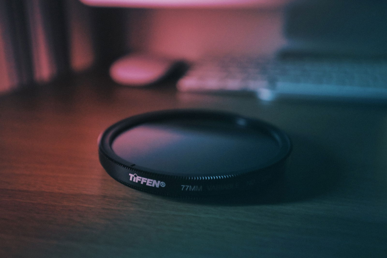 photo of a polarising filter