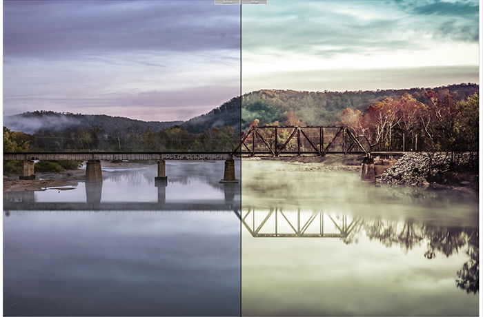 Pretty landscape photo edited with A Beautiful release Lightroom presets