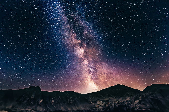 A stunning milky way time lapse shot