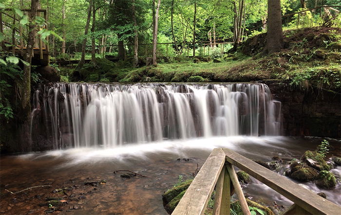 Beautiful waterfall image from 'iPhone Photo Academy' Photography Course 