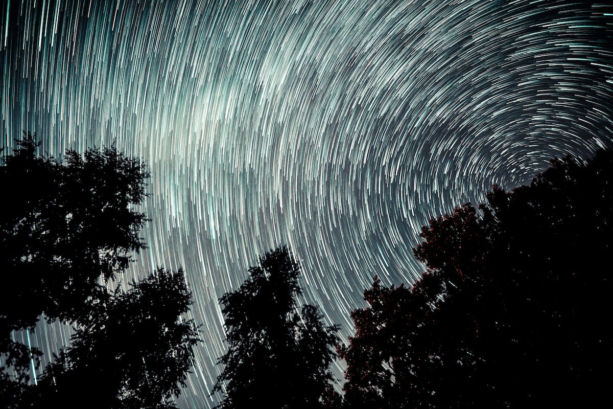 night sky time-lapse