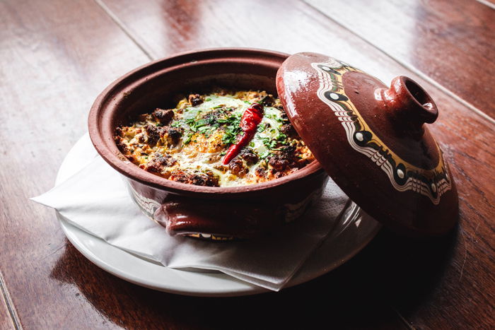 A classic Indian meal on a table 