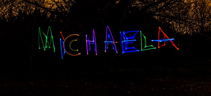 Light graffiti photography by Stuart