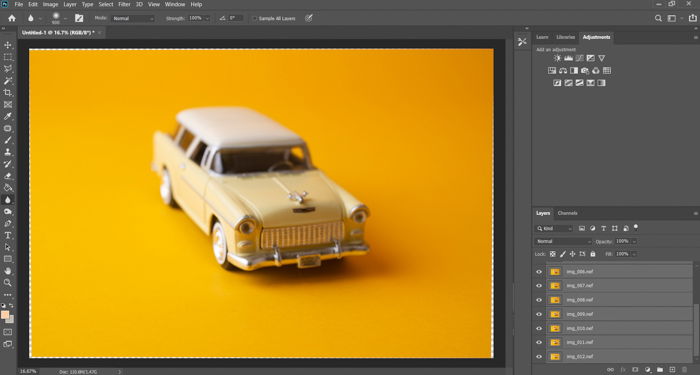 A screenshot of Adobe Photoshop interface