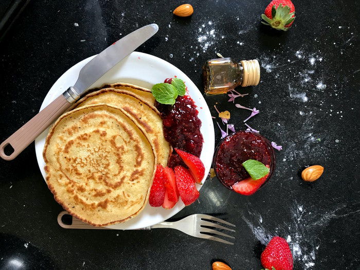 flat lay food photography