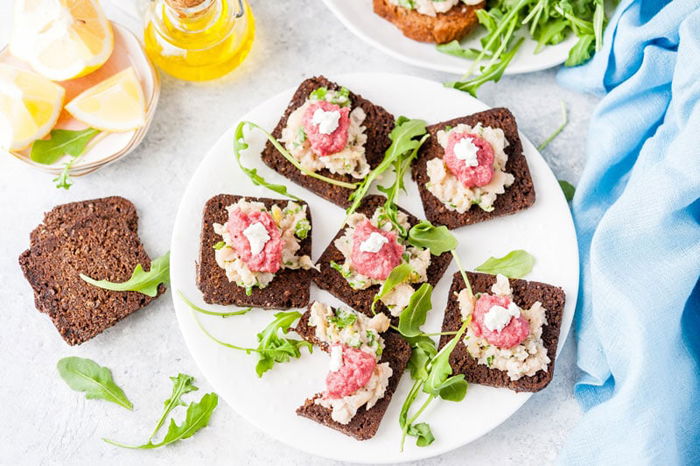 Bright and airy flat lay food photo from Imagelicious food blog