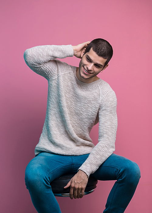 Fashion portrait photography of a young man.