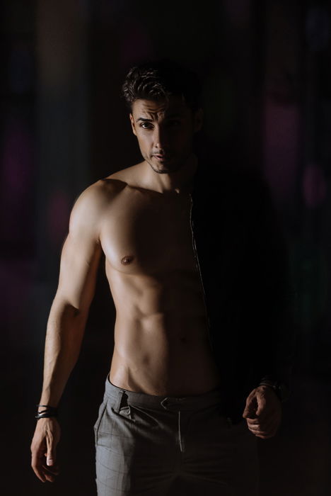 photo of a male model