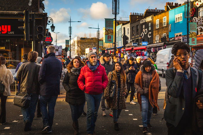 A crowded street