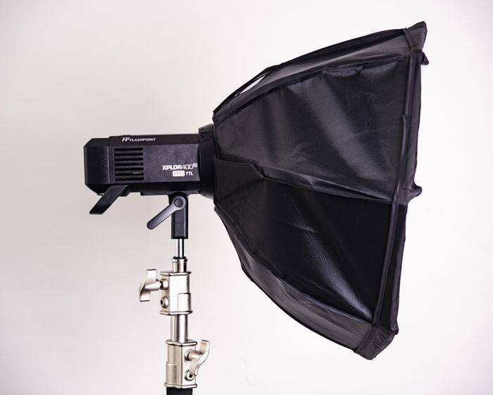 A softbox for photography lighting