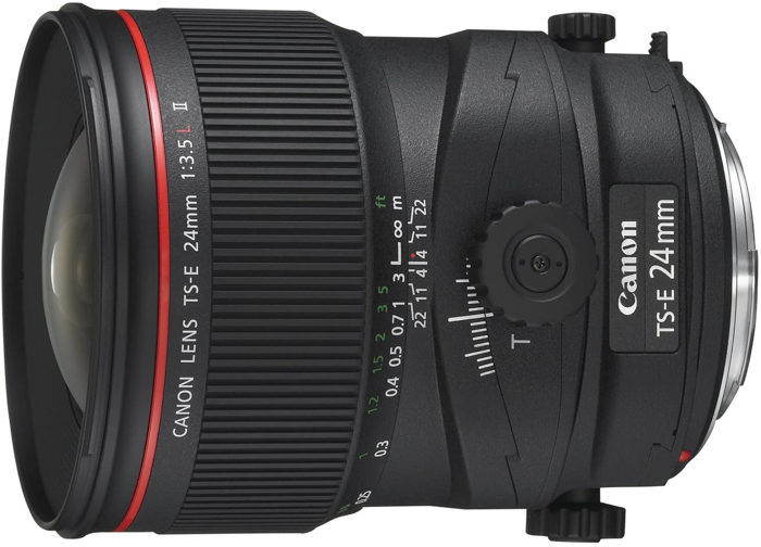 an image of a Canon-TS-E 24mm tilt shift lens