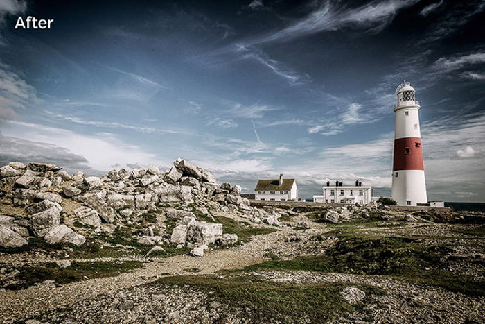 photo of lighthouse edited inCinematic HDR Lightroom Presets by Loaded Landscapes