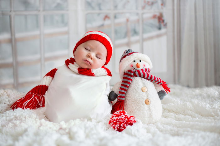 newborn christmas photos