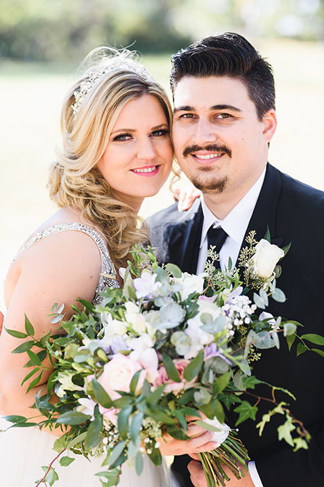 Wedding portrait taken with the Sigma 85mm f/1.4 Art