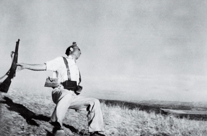 The Falling Soldier, photograph by Robert Capa