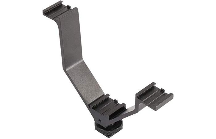 an image of hot shoe camera brackets