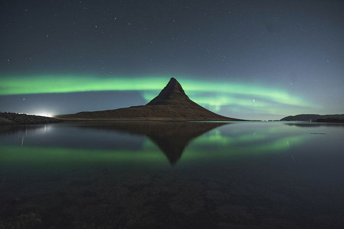 kirkjufell northern lights in iceland as one of the best places for photography in the world