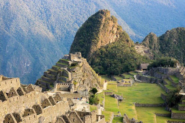 a photo of machu pichu peru in the andes mountains