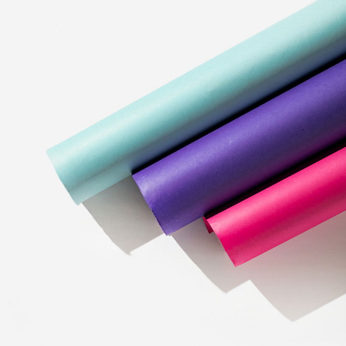 A row of colorful seamless paper