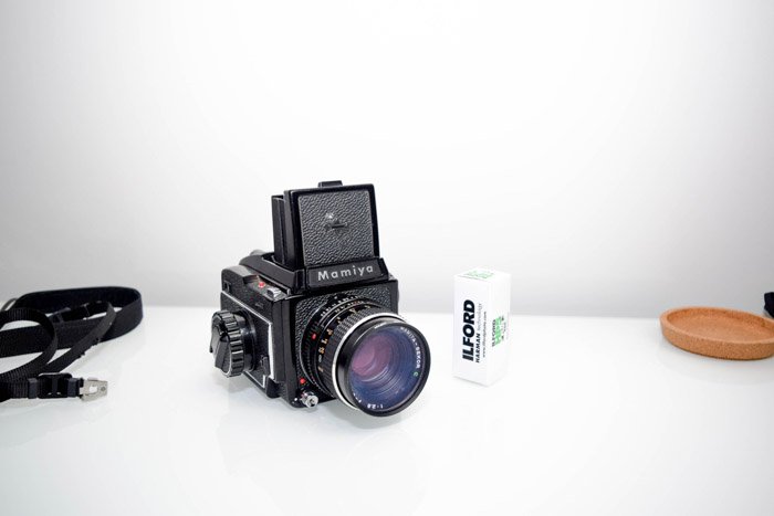 Mamiya medium format camera