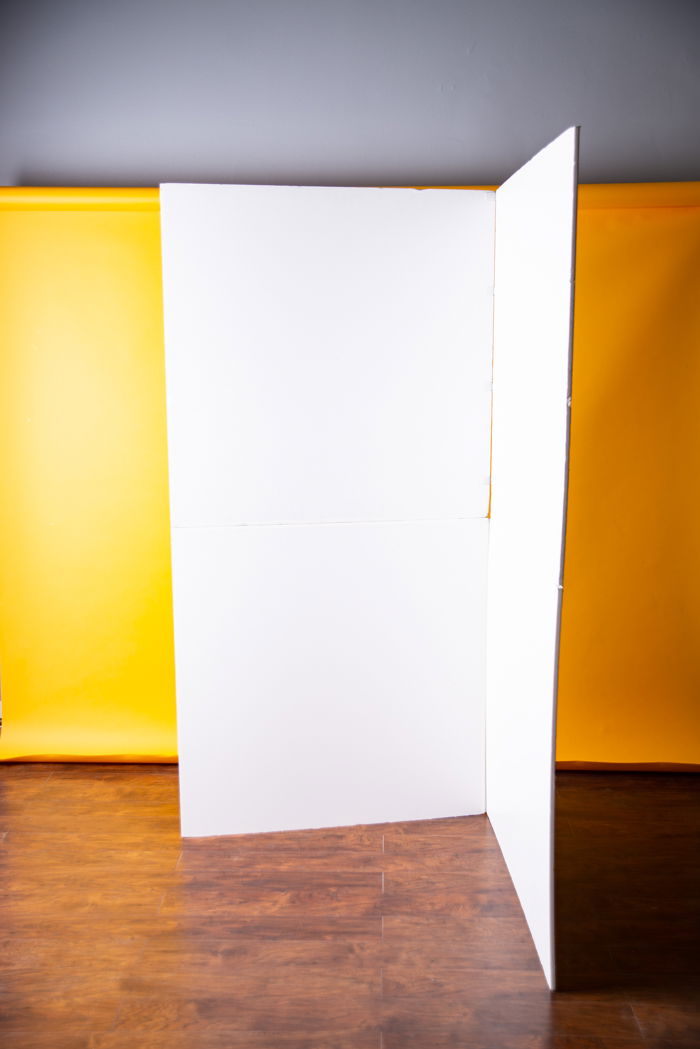 A vflat in a studio setting