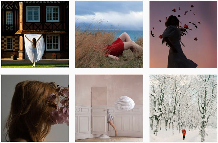 Maia Flore Instagram Collection of fantasy photographs