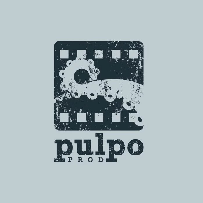 Pulpo Productions logo using an octopus tentacle for a clever play on words