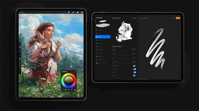 digital art for beginners Procreate interface Screenshot