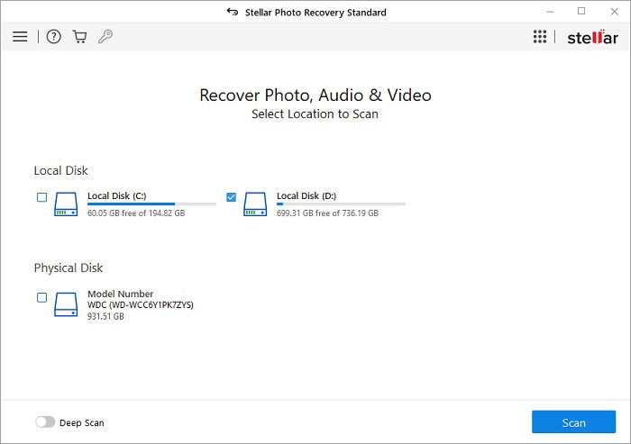 A file recovery application.