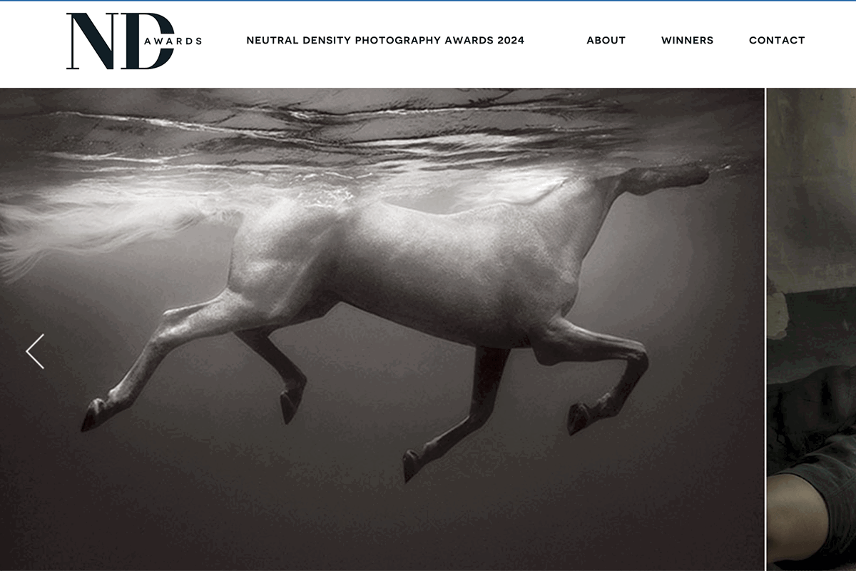 ND Awards website for photography contests