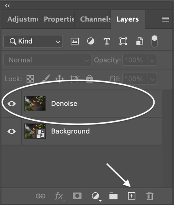 Photoshop screenshot duplicate layer