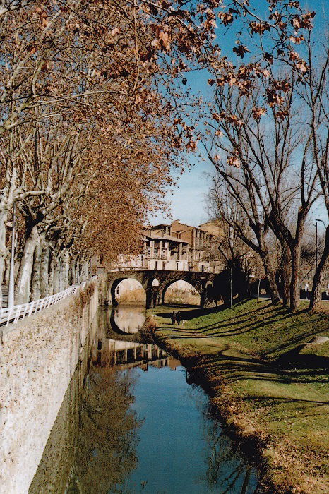 Stone bridge in Vic, Catalunya