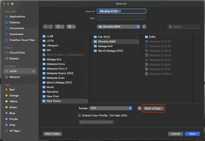 A file explorer and selected folder containing files and subfolders.