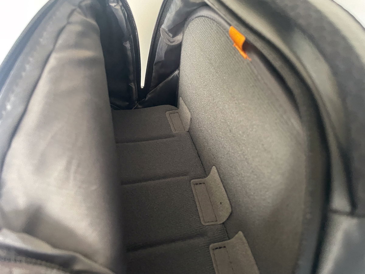 interior view of the Lowepro Freeline