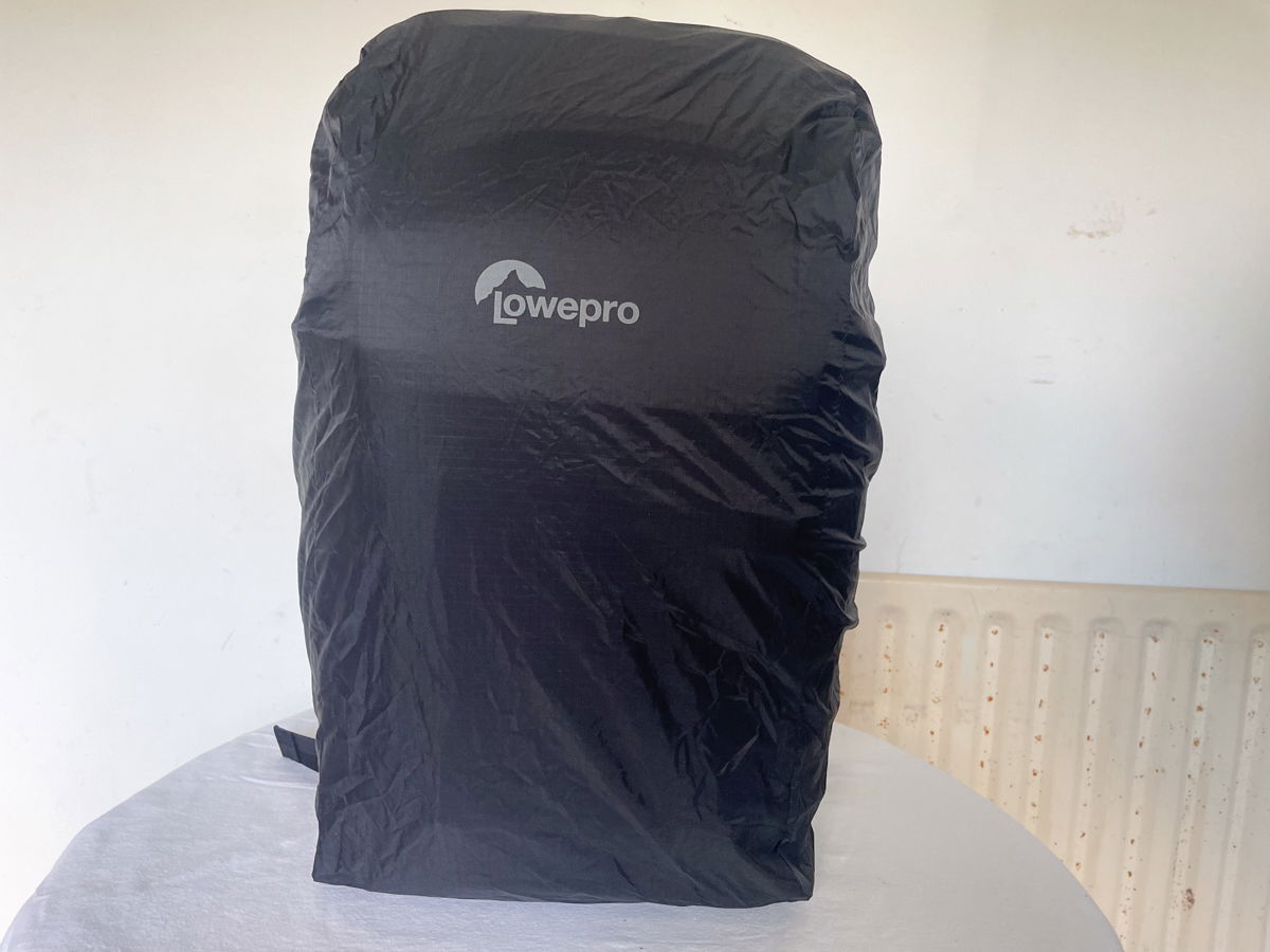 waterproof cover on the Lowepro Freeline