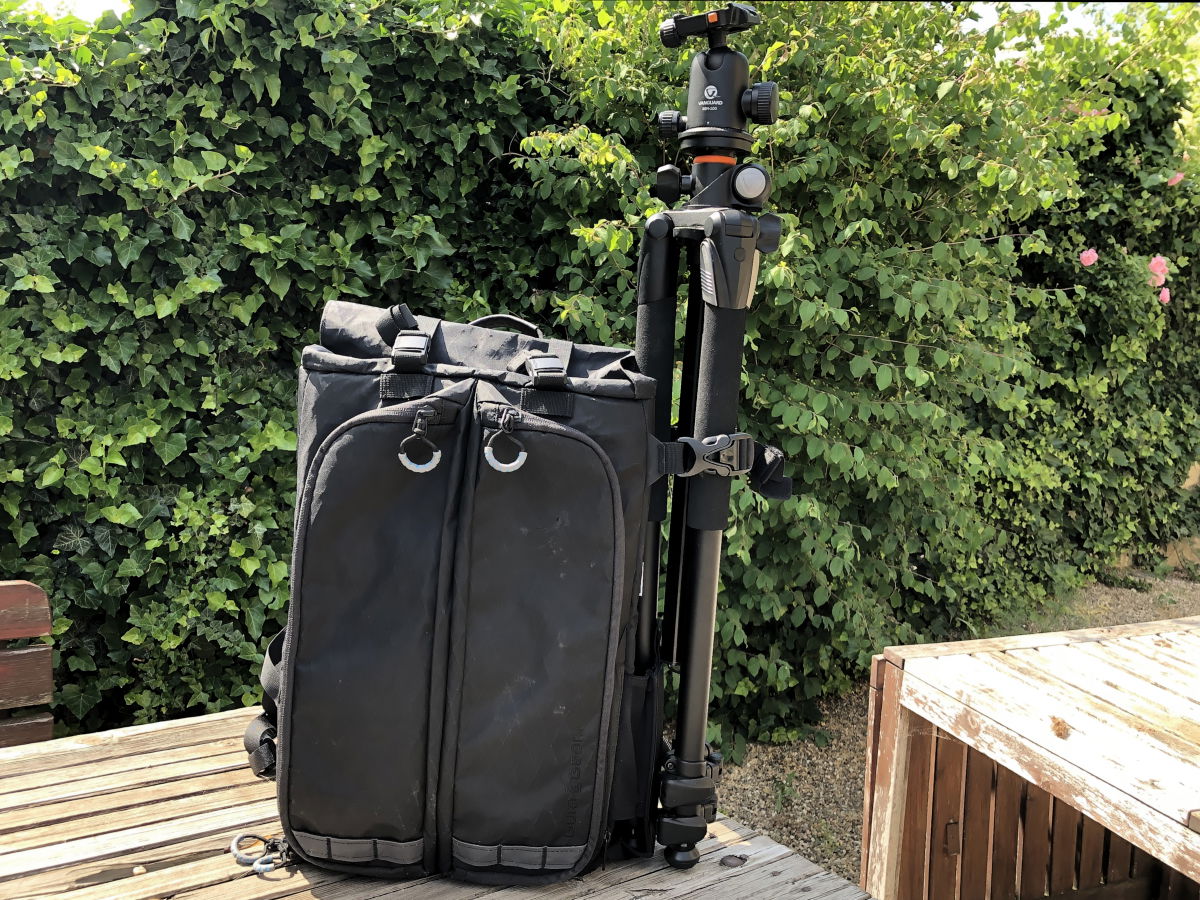 Gura Gear Kiboko City Commuter front view with tripod