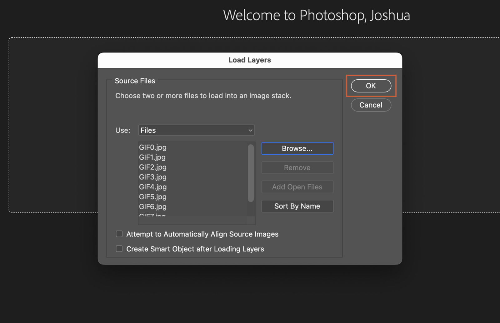 Creating a Project in Photoshop