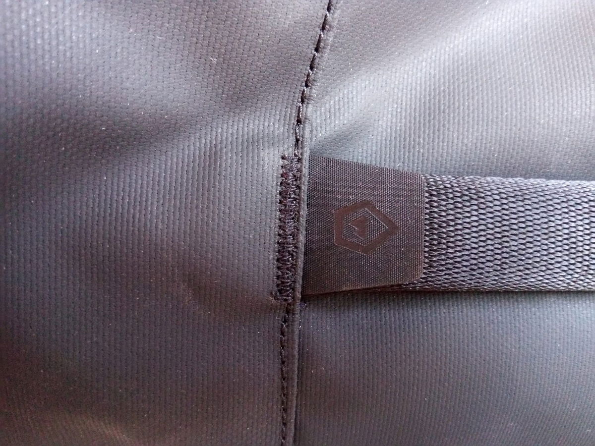 Close up of side stitching