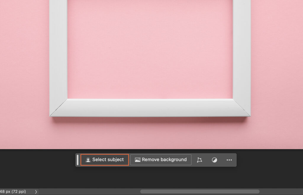 A pink background with a white border around the edges.