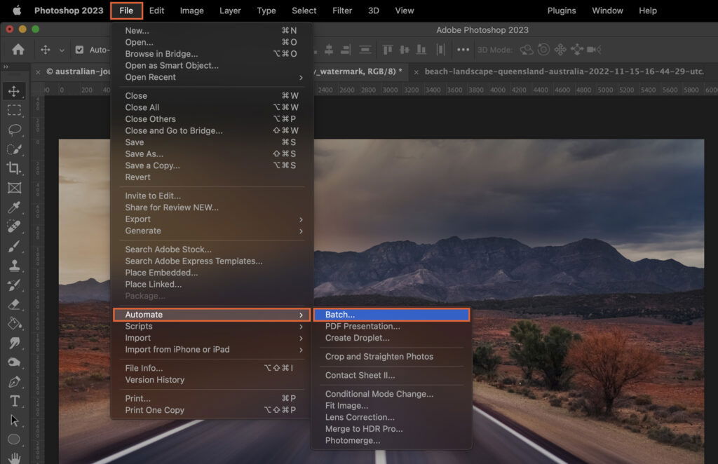 An image editing software interface with options for photo adjustments, including brightness, contrast, and saturation. 