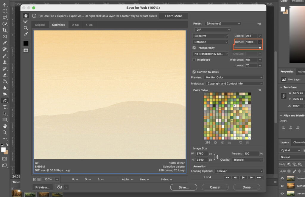 A photo editing software with several tools and options visible.