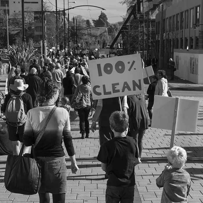 Environmental protesters in New Zealand as an example for a documentary photography idea