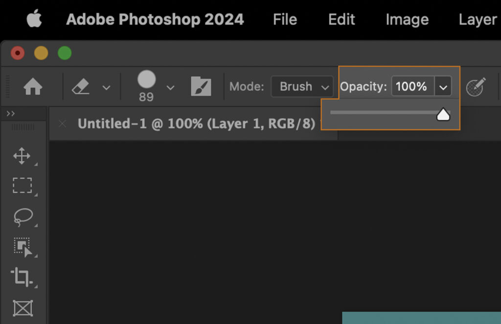 The Adobe Photoshop interface with several tools and panels visible, showcasing its features. 