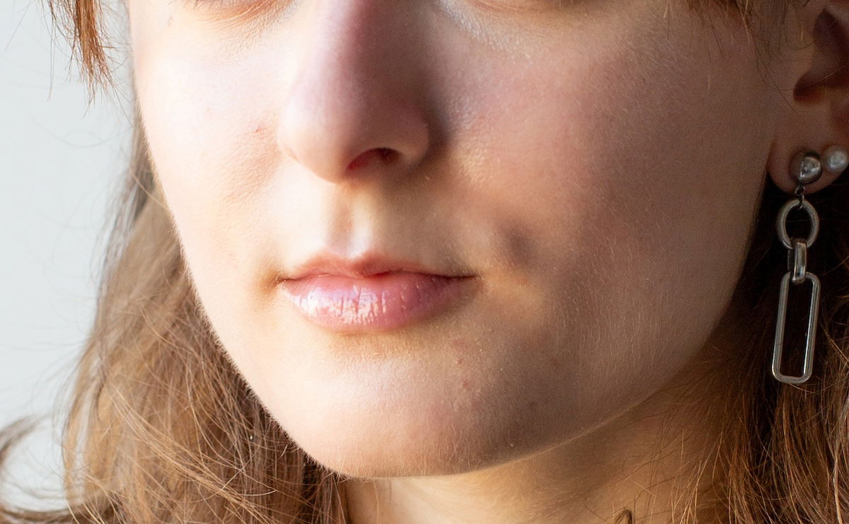 Crop of portrait of a woman