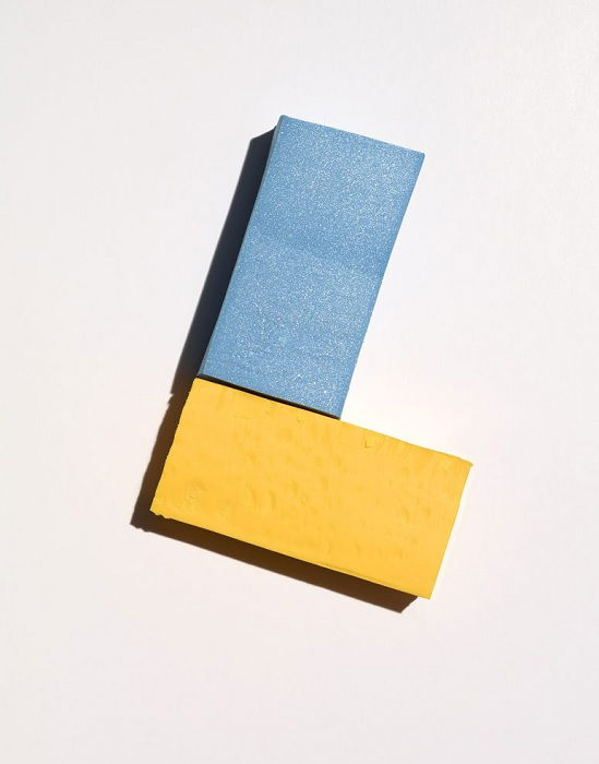 Blue block and yellow block