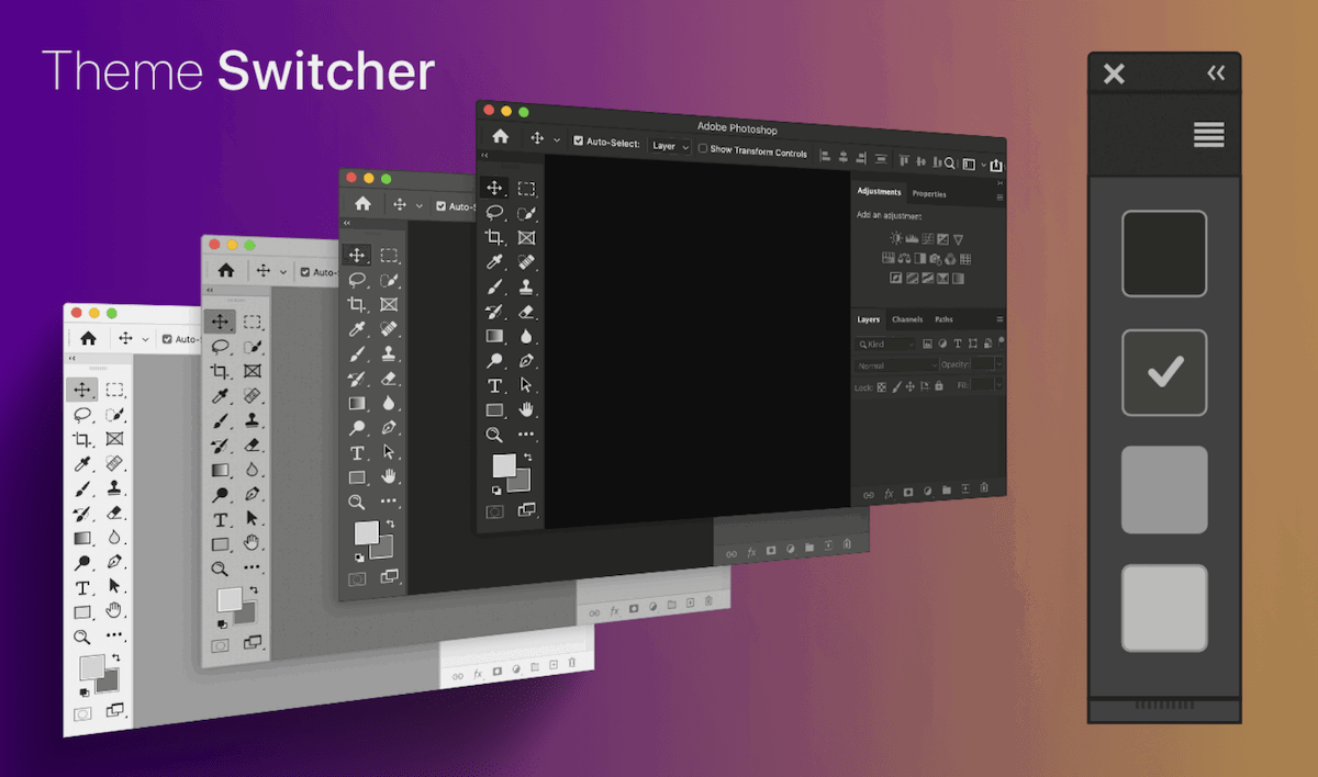 themeswitcher photoshop plugin